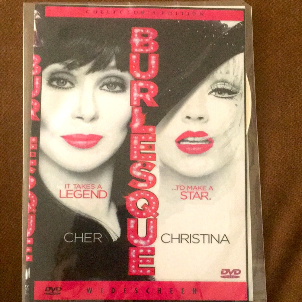 🍿 4/$20 Burlesque DVD Cher Christina Aguilera Backstage Musical Burned Media Dis